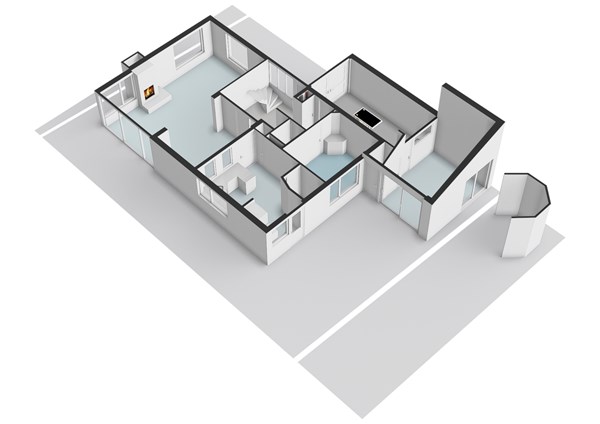 Floor plan - Middenweg 96, 1702 HC Heerhugowaard 